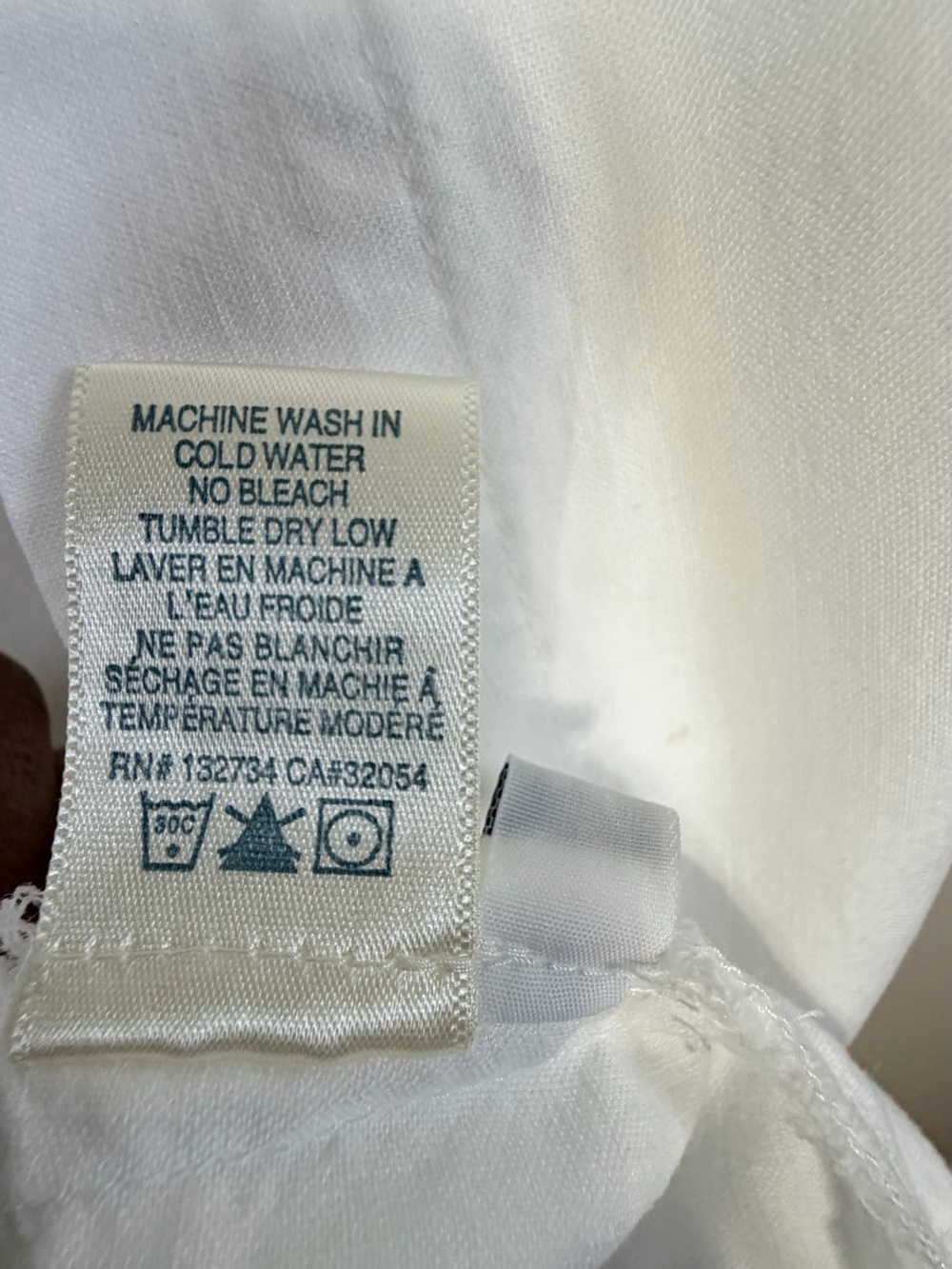 Anthropologie Cloth & Stone Ava Split Back Shirt White M - Picture 9 of 17